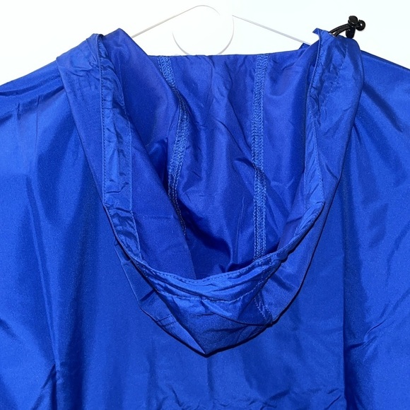 ๐ CHAMPION Packable Jacket Water Wind Resistant Hooded Pullover Blue Large - Picture 4 of 13